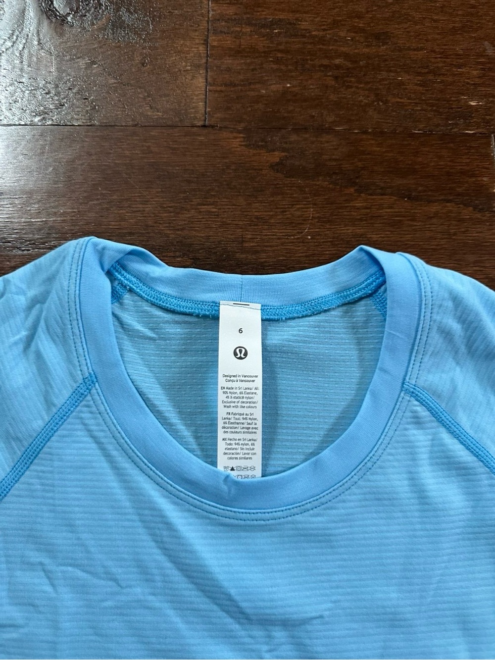 Lululemon-Swiftly Tech Short-Sleeve Shirt
2.0 Hip Length size 6 NWT-Blue - Picture 5 of 11